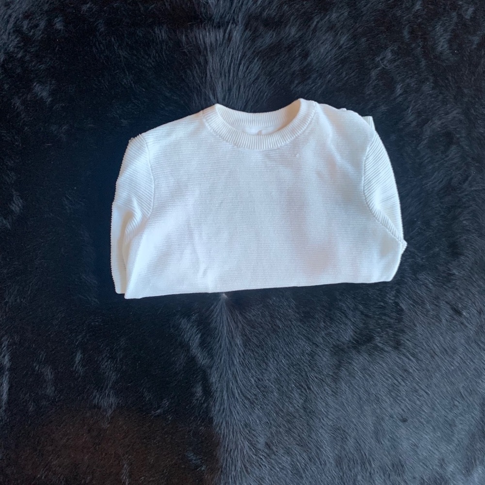 Thick reverse stitch sweater